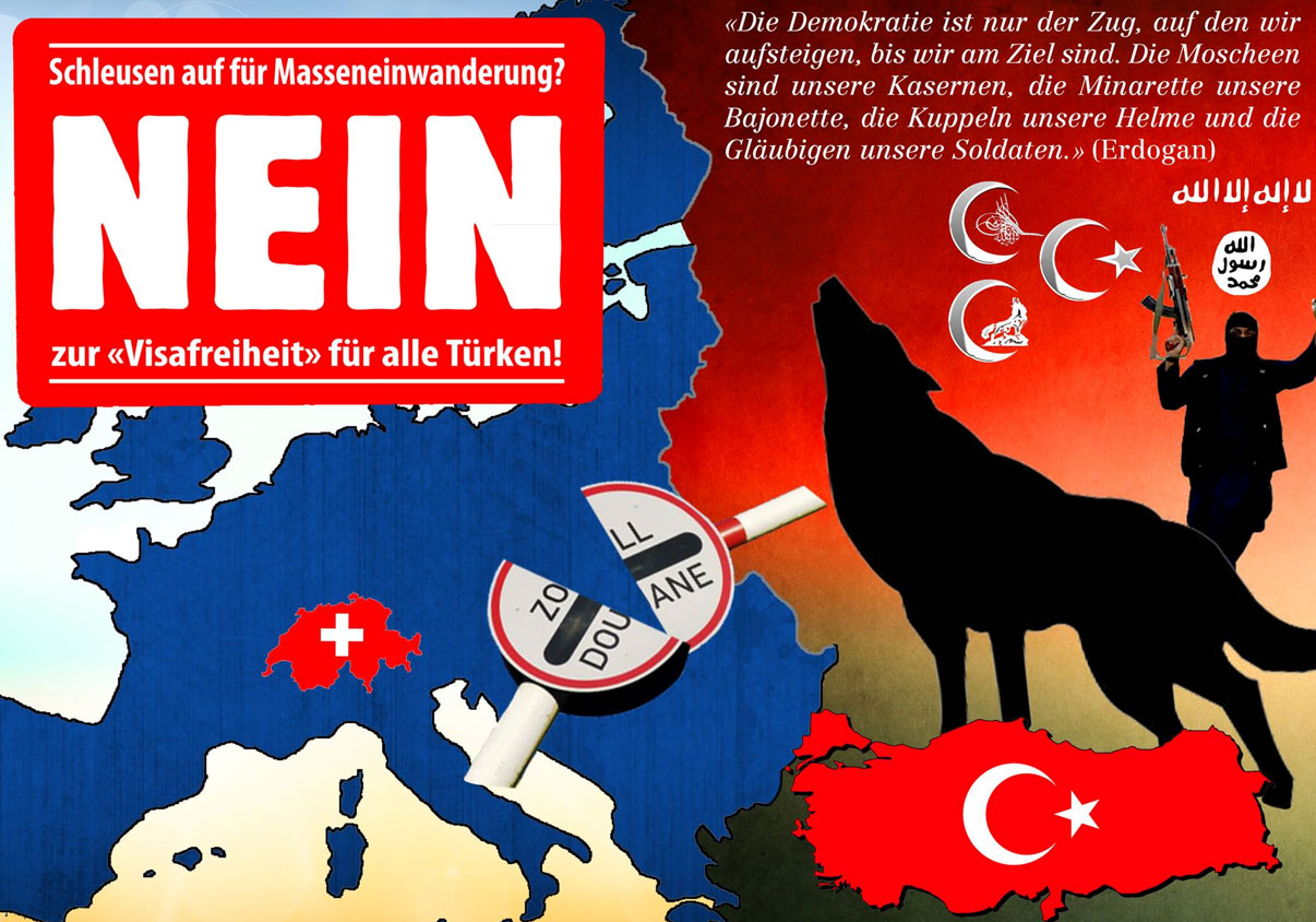 Petition «Nein zur Visafreiheit für alle Türken!»